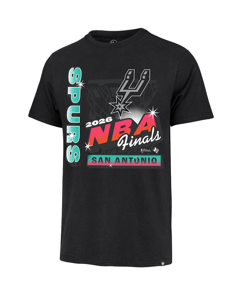 '47 Brand Men's Black San Antonio Spurs 2026 Nba Finals Franklin Fiesta T-Shirt