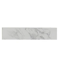 Sillysis 31/37/43 Inch Sintered Stone Bathroom Vanity Top with Rectangular Undermount Sink, 4 Inch Backsplash