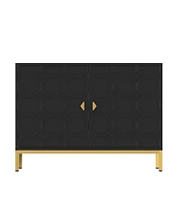 Clihome Freestanding Storage Cabinet 2-Door Accent Cabinet