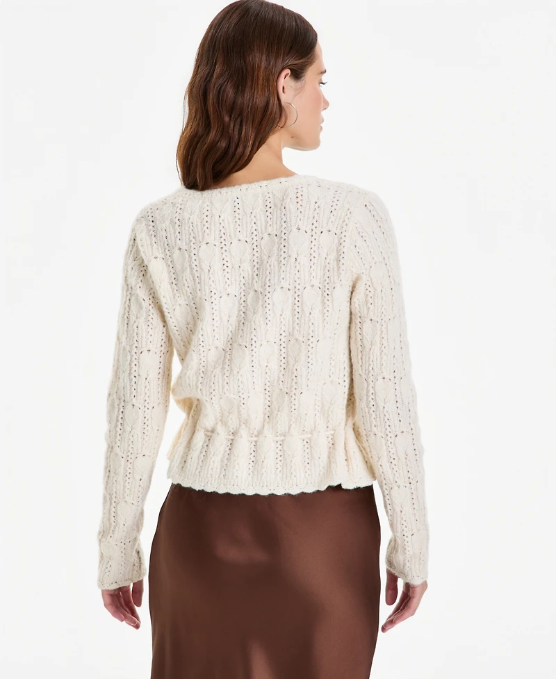 And Now This Petite Deep V-Neck Cardigan Sweater, Macy's Exclusive