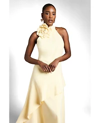 Coast Women's Corsage High Neck Midi Dress