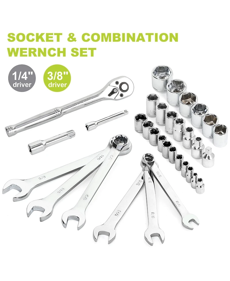 Xdovet Household Tool Set Home Repairing Toolbox Mechanics Hand Kit Diy Maintenance