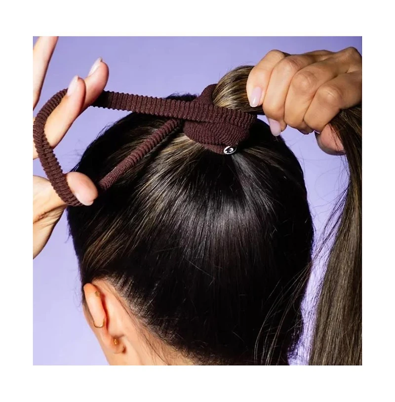 Gimme Beauty Thick Hair Extra Stretch Bands - Patent-Pending Design for Maximum Hold