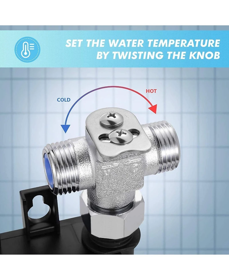 Midola Automatic Sensor Touchless Bathroom Sink Faucet with Deck Plate, Chrome Vanity Faucets, Hands Free Bathroom Water Tap
