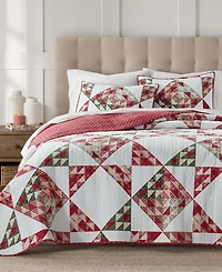 Charter Club Jolly Plaids Quilted 3-Piece Quilt Set, Full/Queen, Macy's Exclusive