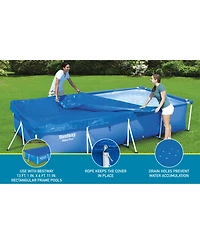 Bestway Flowclear Rectangle Above Ground Pool Cover (Cover Only)