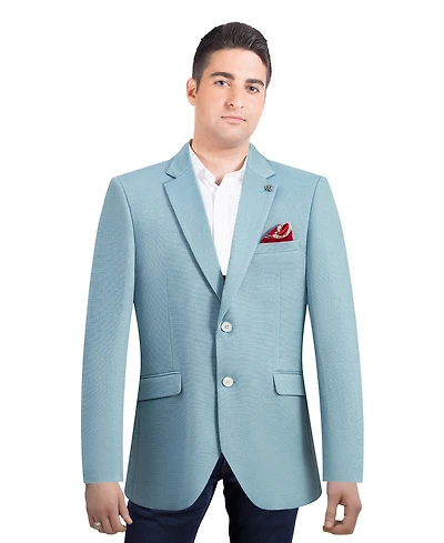 Elie Balleh Men's Slim Fit Solid Blazer Sports Coat