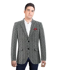 Elie Balleh Men's Slim Fit Blazer Sports Coat