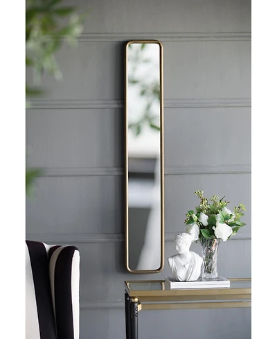 Laoties 47" x 8" Slim Wall Decor Mirror, Rectangle Full Length Mirror for Hallway, Column