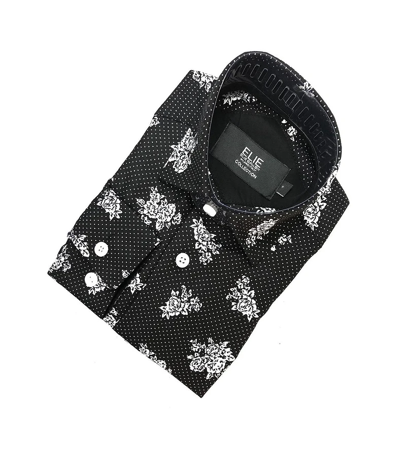 Elie Balleh Men's Slim Fit Button-Down Shirt