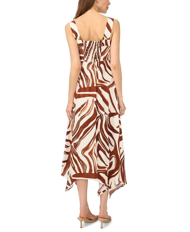Msk Women's Sleeveless Square Neck Maxi Dress