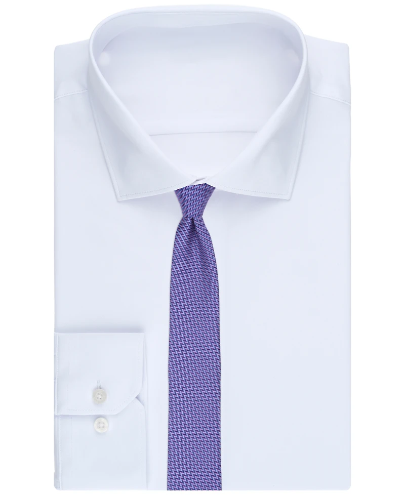 Bar Iii Men's Chevron Patten Skinny Tie