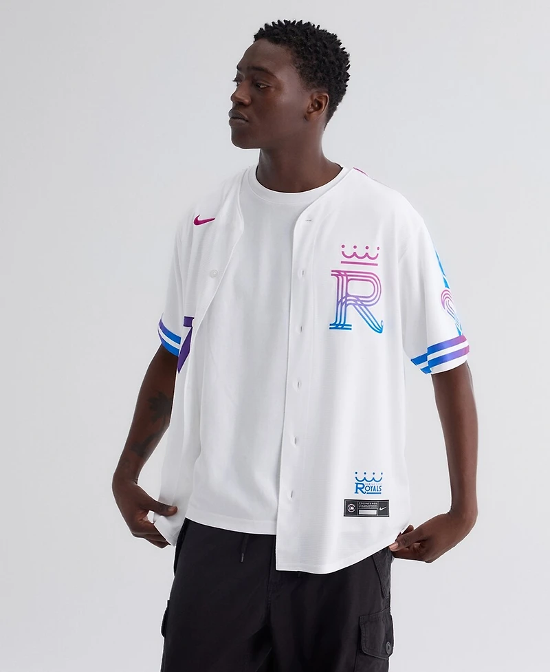 Nike Men's Bobby Witt Jr. White Kansas City Royals 2026 Connect Stadium Jersey