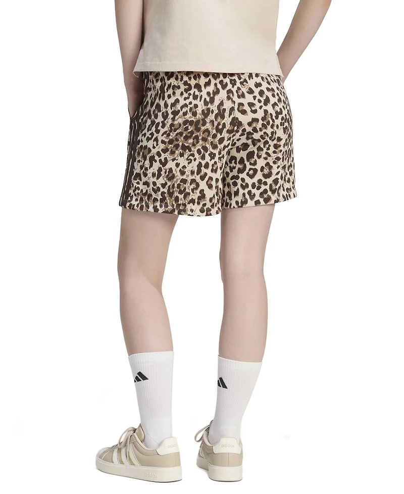 adidas Women's Seasonal Essentials Animal Print Shorts