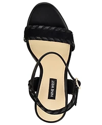 Nine West Women's Maora Whipstitch Ankle Strap Stiletto Sandals