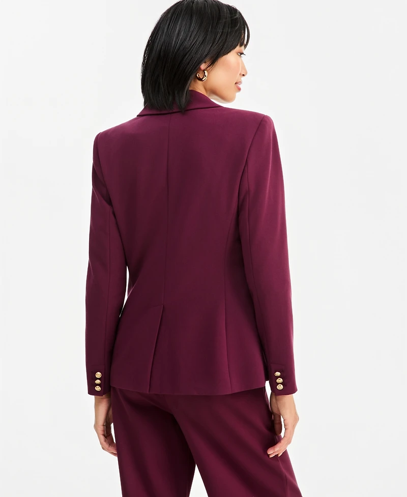 I.n.c. International Concepts Women's Double-Breasted Blazer