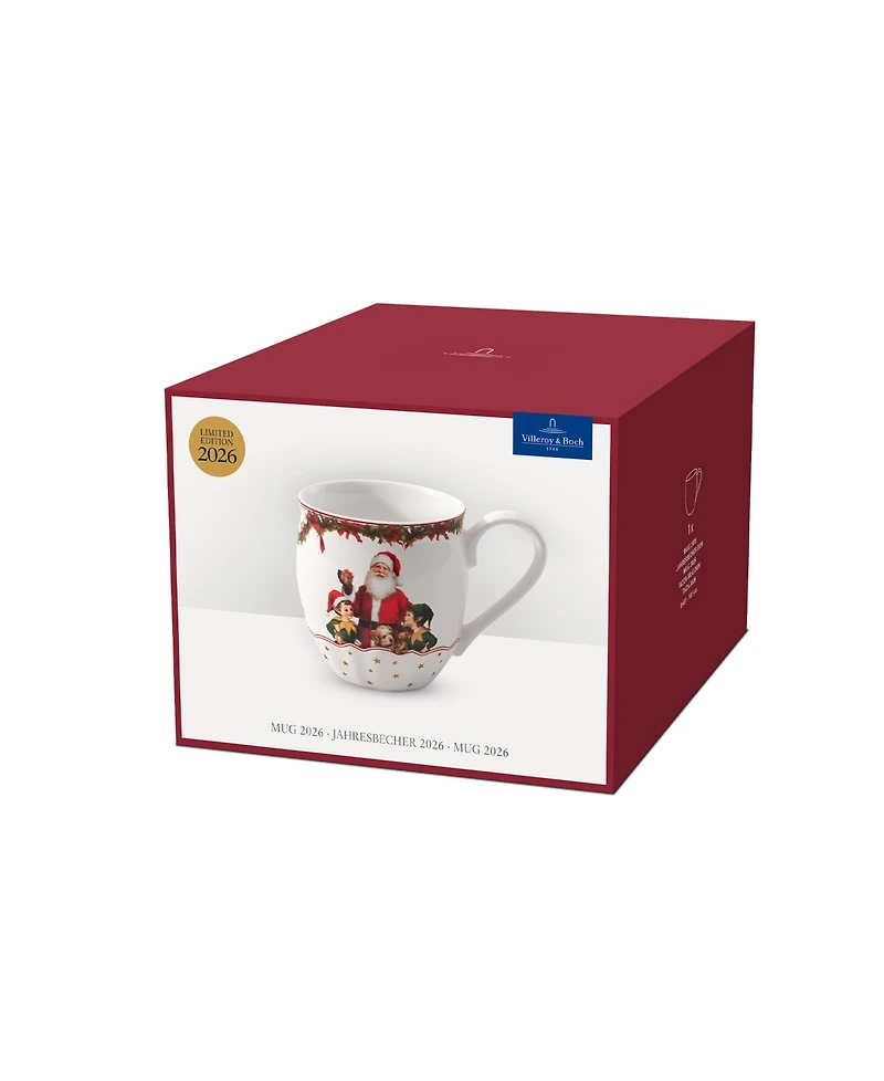 Villeroy & Boch Christmas 2026 Charming 13 oz. Santa Mug
