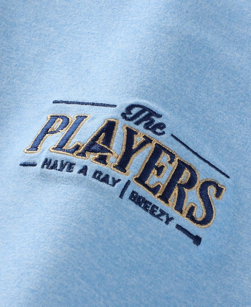 Breezy Golf Men's Light Blue The Players Flagship Quarter-Zip Pullover
