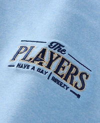 Breezy Golf Men's Light Blue The Players Flagship Quarter-Zip Pullover