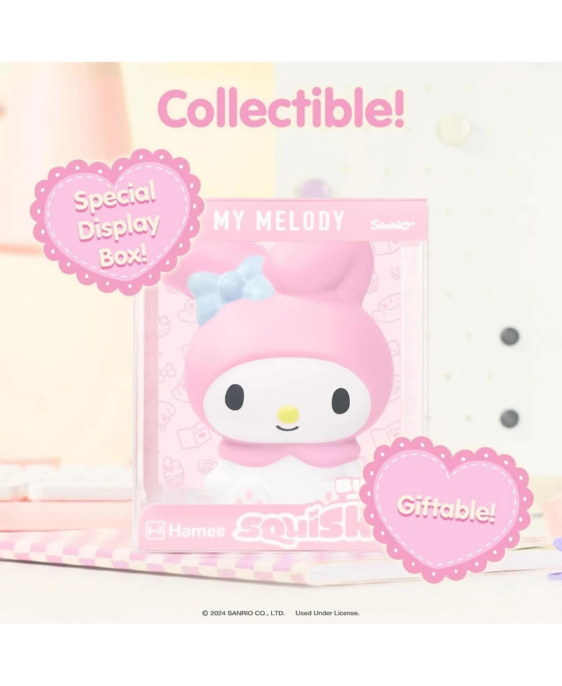 Hamee Squishy Buddy Toy Sanrio Characters Figure Slow Rising Cute Birthday Gift, Stress Relief, Collectible Deskterior Play Doll - Hello Kitty
