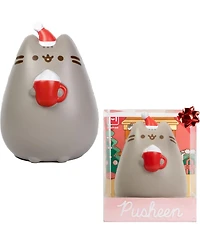 Hamee Squishy Jumbo Toy Pusheen Figure Slow Rising Cute Birthday Gift, Stress Relief, Collectible Deskterior Play Doll - Santa Hat Christmas