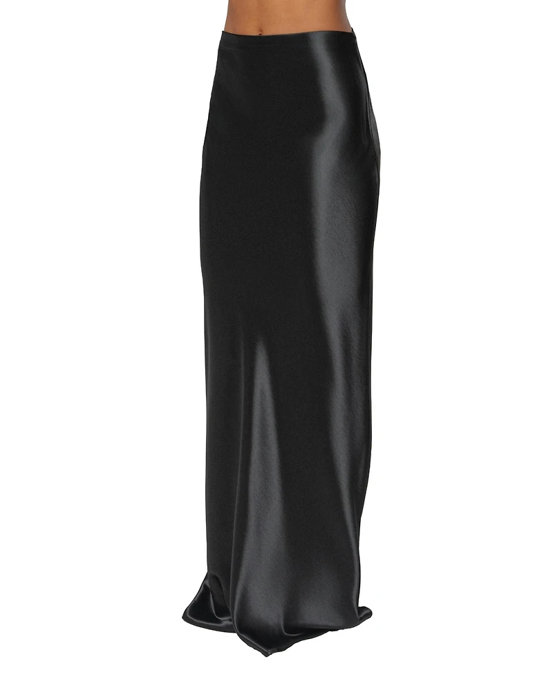 Jluxlabel Women's Tradition Satin Maxi Skirt