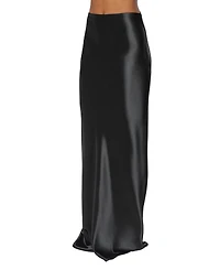 Jluxlabel Women's Tradition Satin Maxi Skirt
