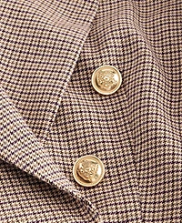 I.n.c. International Concepts Women's Double-Breasted Houndstooth Blazer, Macy's Exclusive