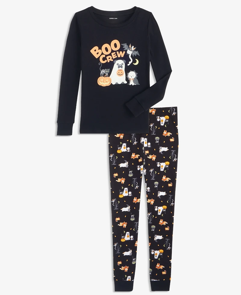 Holiday Lane Little & Big Kids Halloween Mix It Snug Fit Matching Family Pajamas Set, Created for Macy's