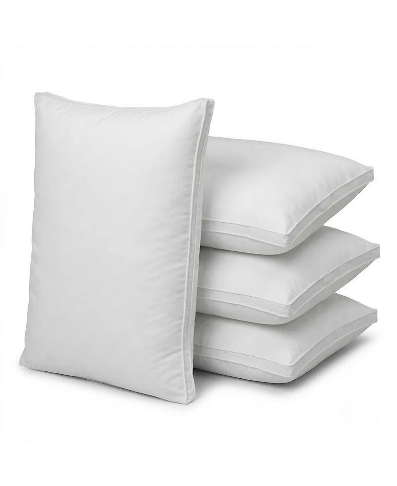 Ella Jayne Plush and Supportive Gusseted 4-Pack Pillow