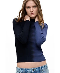 Desigual Women's Ribbed Two-Tone Sweater