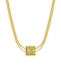 Motivate & Inspire - Peridot Evil Eye August Birthstone Necklace