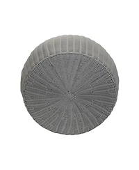 Household Essentials Handwoven Barrel Side Table