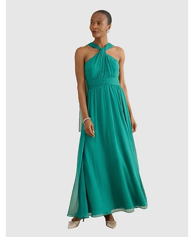 Hobbs London Women's Marilyn Satin Maxi Dress