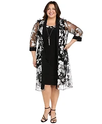 R & M Richards Plus Dress Jacket, 2-Piece Set