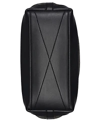 Calvin Klein Averil Signature Mesh Zip-Top Webbed Strap Crossbody Handbag