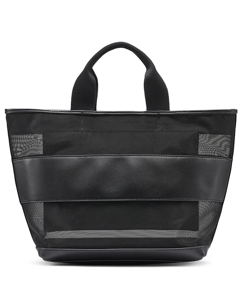 Calvin Klein Averil Mesh Zip-Top Large Crossbody Handbag