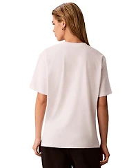 Calvin Klein Petite Interlock Crewneck Boyfriend T-Shirt