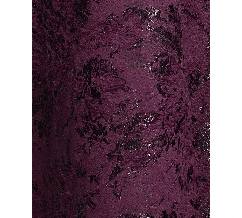 Xscape Women's Off-The-Shoulder Brocade Print Ball Gown