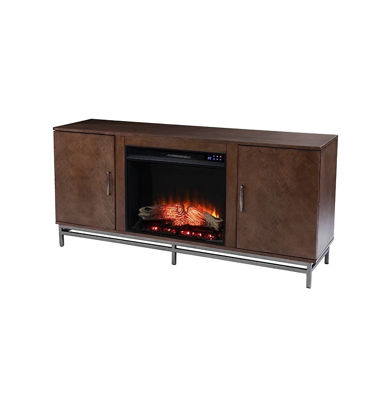 Augusta Home Dibbonly Fireplace with Media Storage