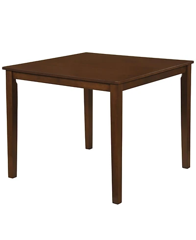 Slickblue Square Farmhouse Dining Table for 4 People, Kitchen and Dining Use