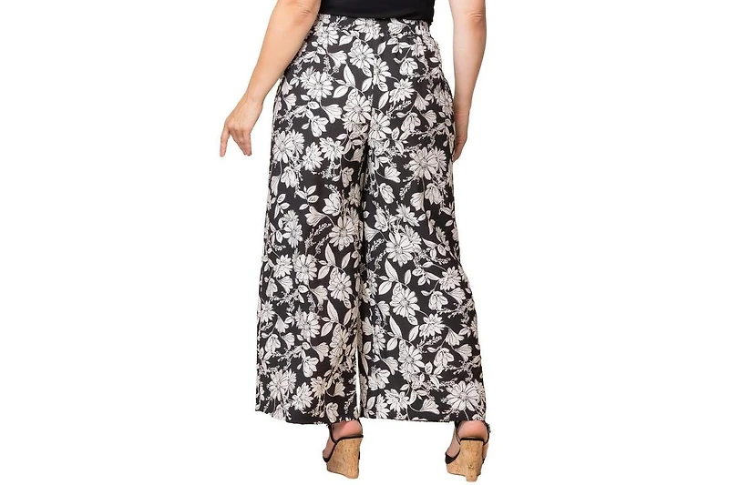 Kiyonna Plus Eva Wide Leg Palazzo Pants