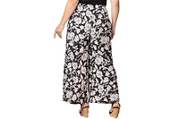 Kiyonna Plus Eva Wide Leg Palazzo Pants