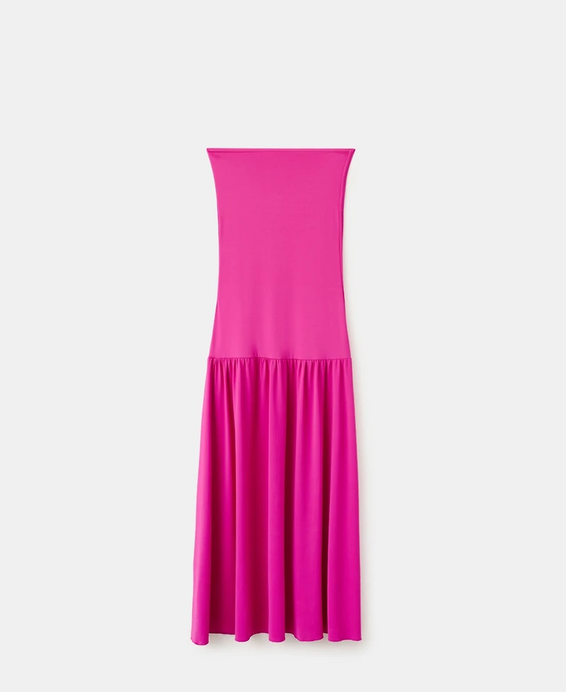 Mango Women's Strapless Midi-Dress