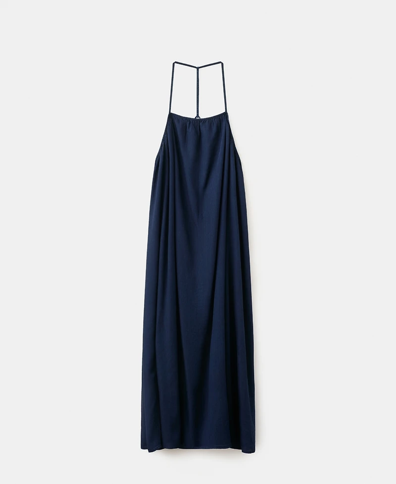 Mango Women's A-Line Denim Dress