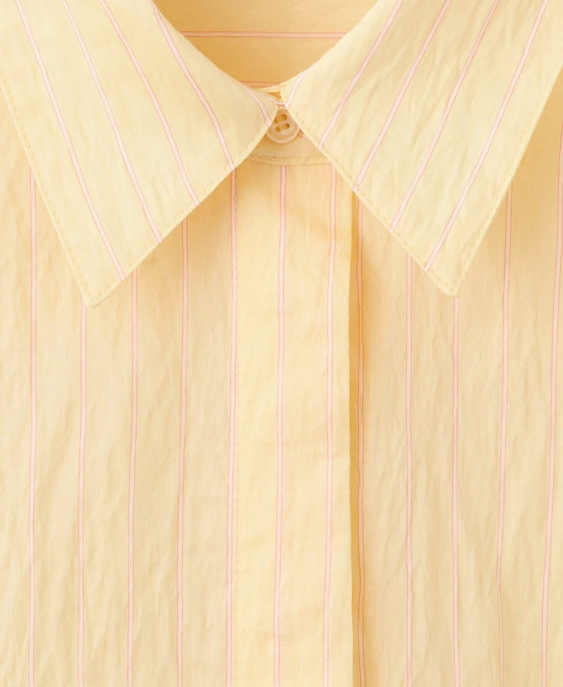 Mango Women's Striped Lyocell Shirt