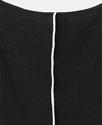 Mango Women's Contrasting Stitching Detail Knit Dress