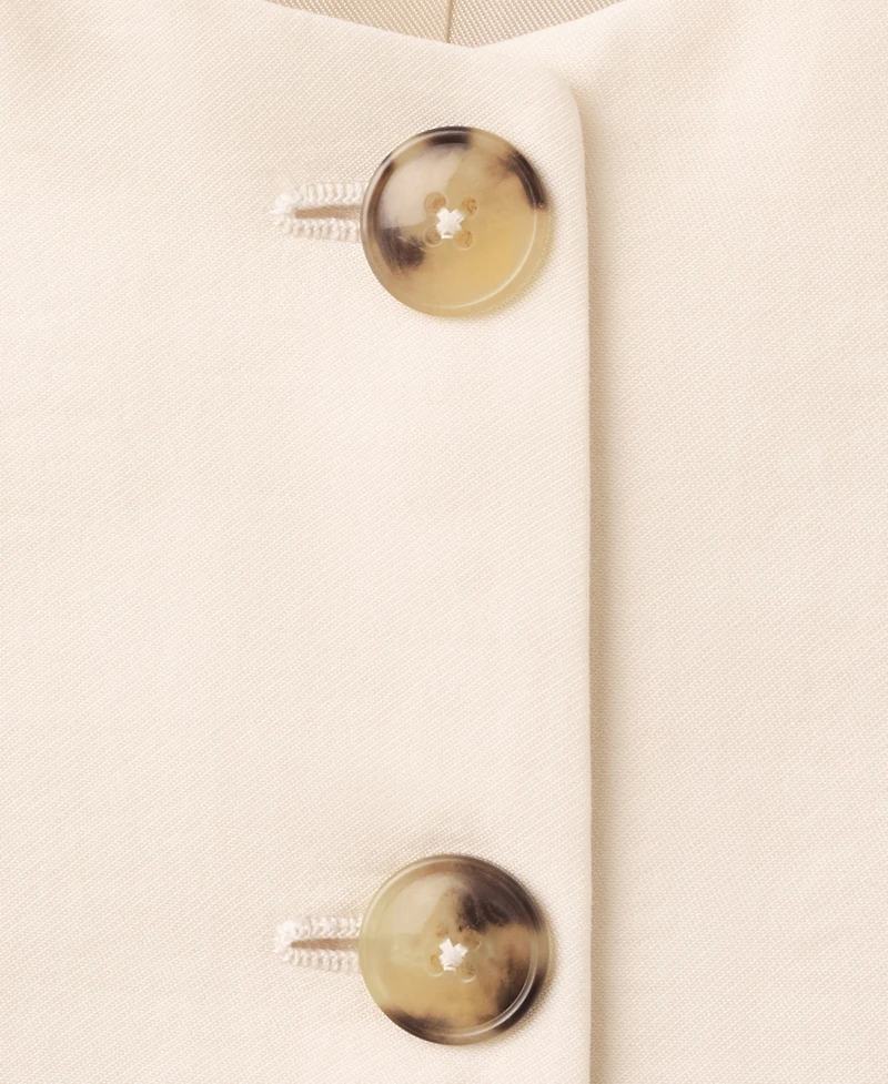 Mango Women's Buttons And Pockets Vest