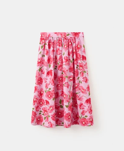 Mango Women's Cotton Midi Skirt