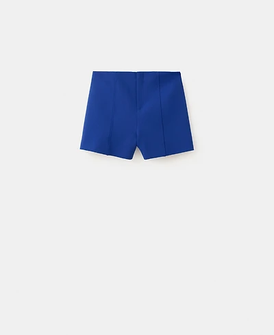Mango Women's Fitted Solid Shorts